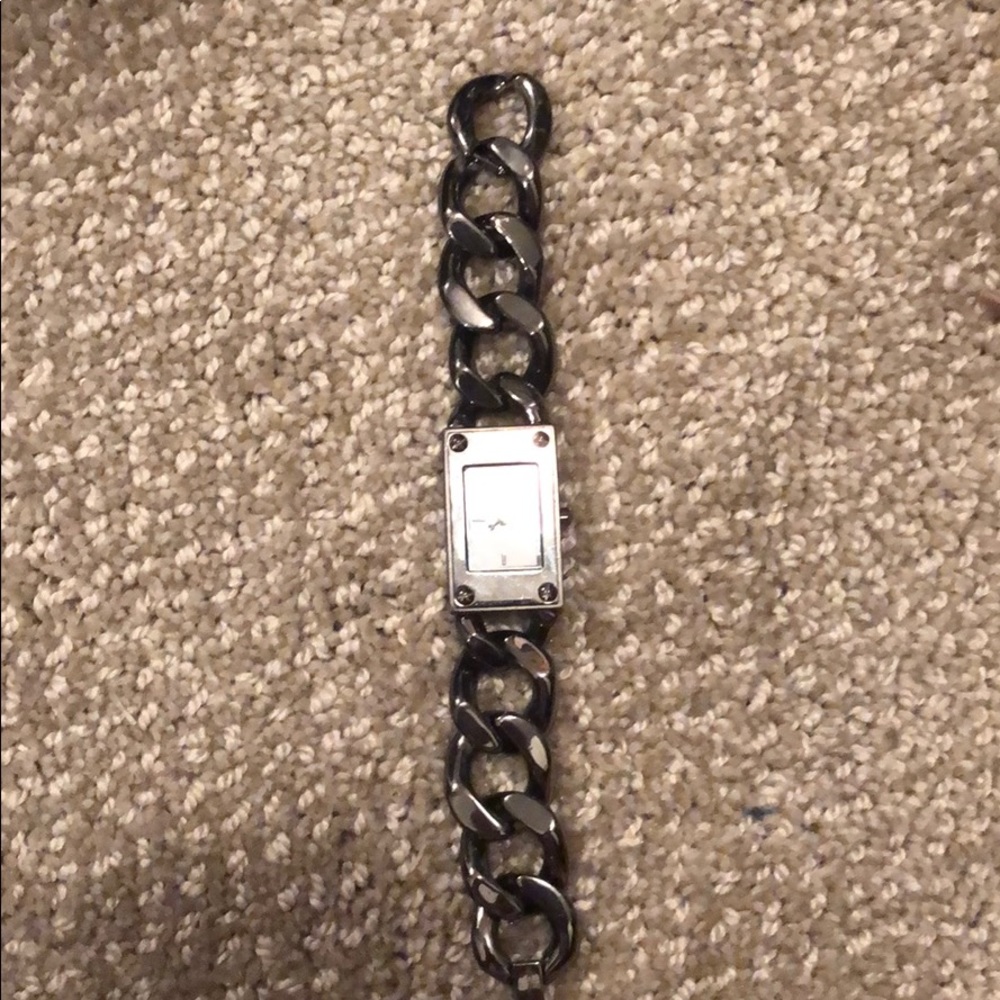 Michael Kors Gun Metal Link Watch